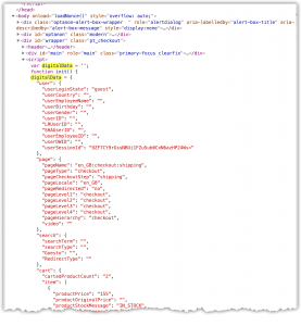 A data layer object